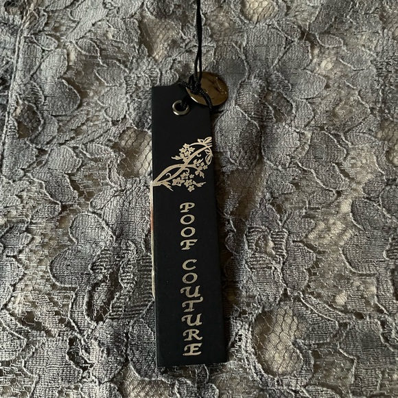 NWT Poof Couture mini bodycon lace skirt - Picture 2 of 8